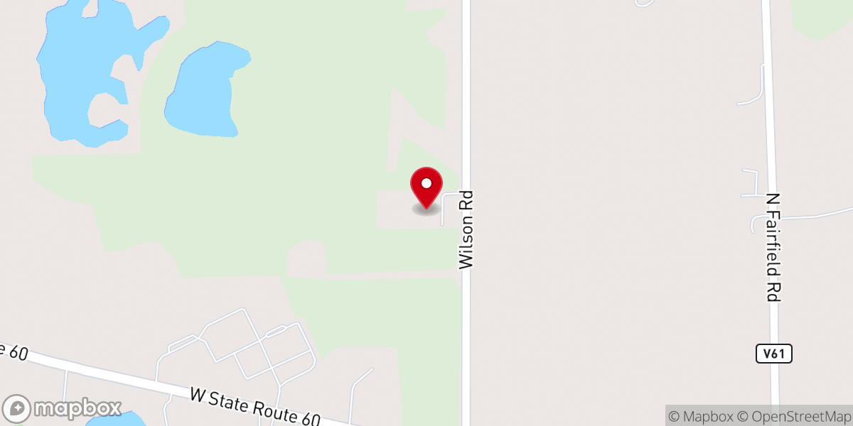 Map showing location of Iglesia el Valle Grayslake