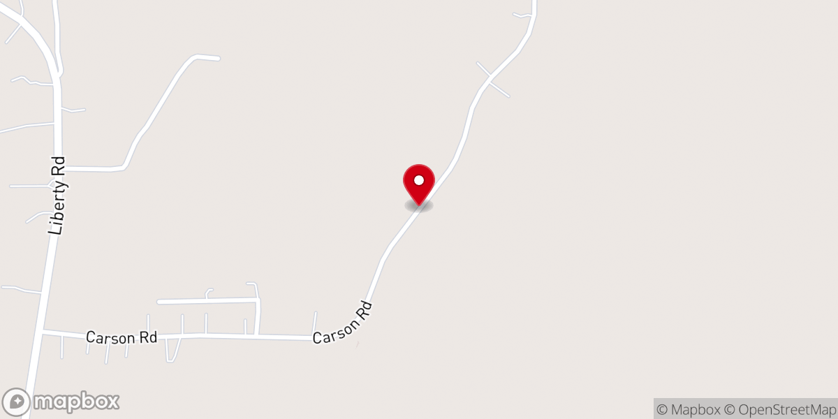 Map showing location of Sandy Creek Community Park
