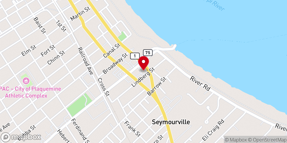 Map showing location of UPS Access Point location