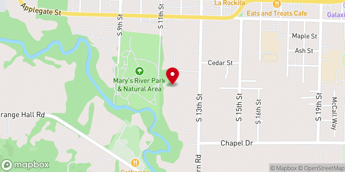 Map showing location of Philomath Frolic & Rodeo Inc