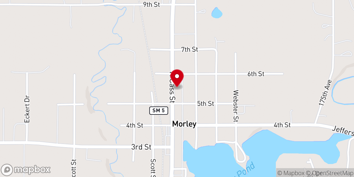 Map showing location of Morley Baptist Academy