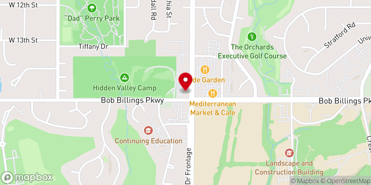 Map showing location of New Hope Fellowship