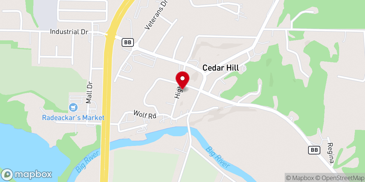 Map showing location of Seventh Day Remnant Church