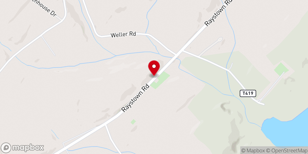 Map showing location of Saint Mathews Church