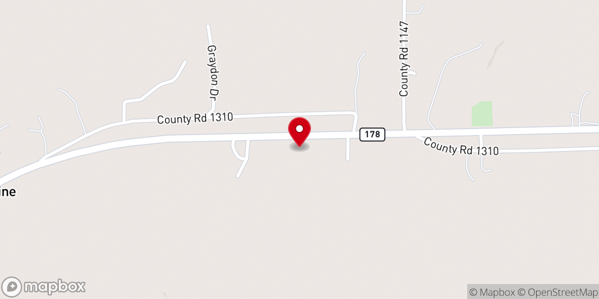 Map showing location of Grace Memorial Baptist Church