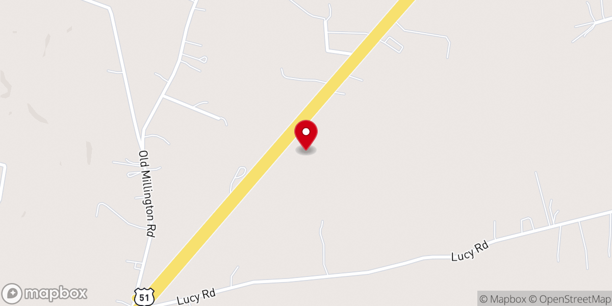 Map showing location of Friendship United Methodist Church