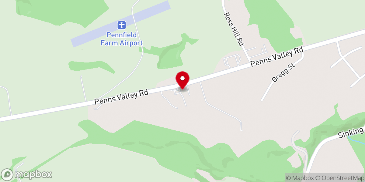Map showing location of Grace Baptist Church
