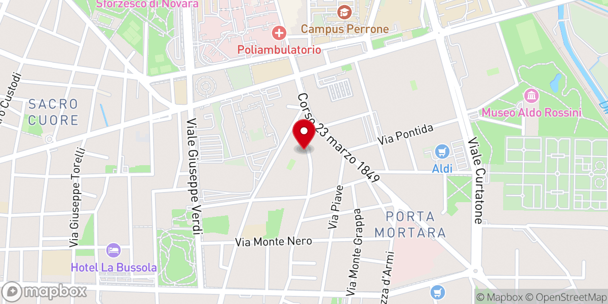 Map showing location of Oratorio San Giuseppe