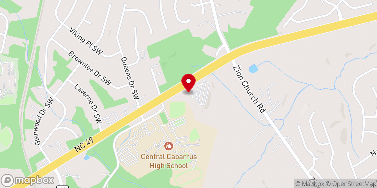 Map showing location of Westford Methodist Church