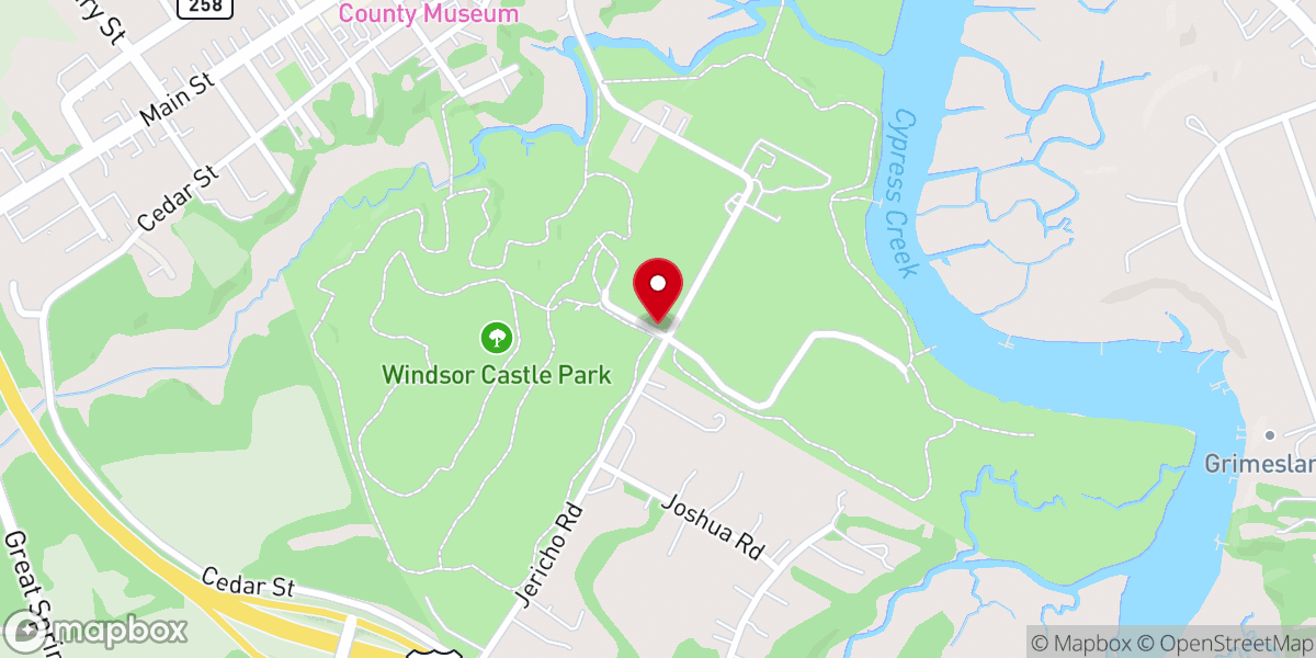 Map showing location of Windsor Castle Park
