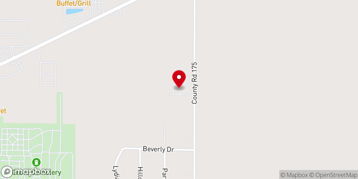 Map showing location of First Baptist Church