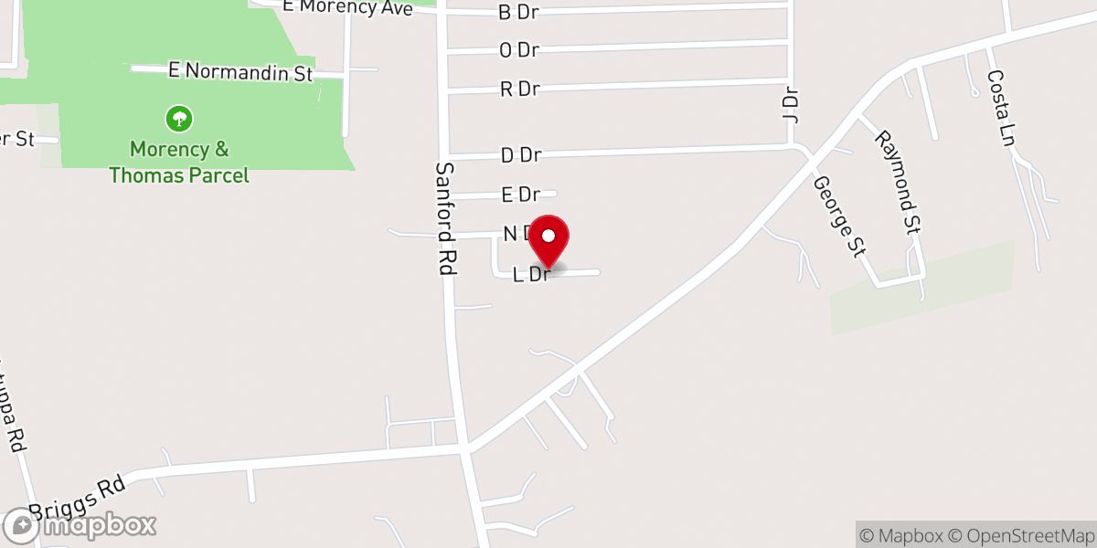 Map showing location of stock room