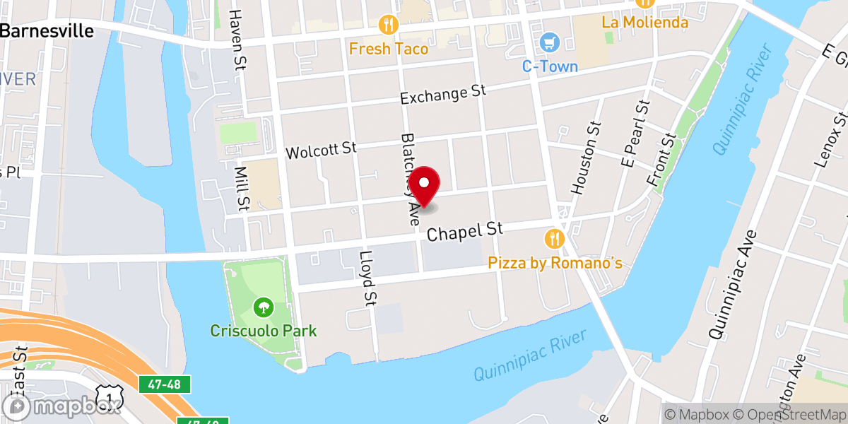Map showing location of St Rose of Lima Catholic Church