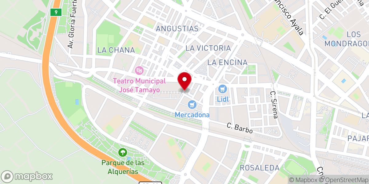 Map showing location of Iglesia Evangélica Comunidad de Amor Cristiano-Asamblea de Dios