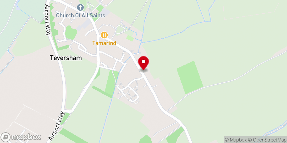 Map showing location of Hope Community Church