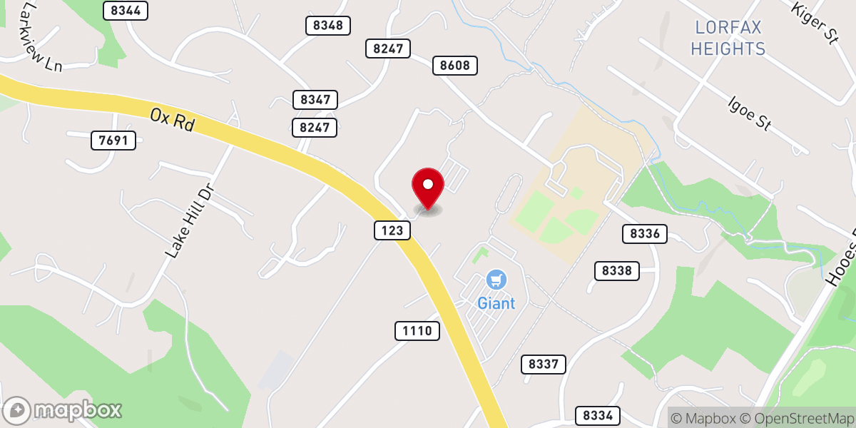 Map showing location of New Hope Church