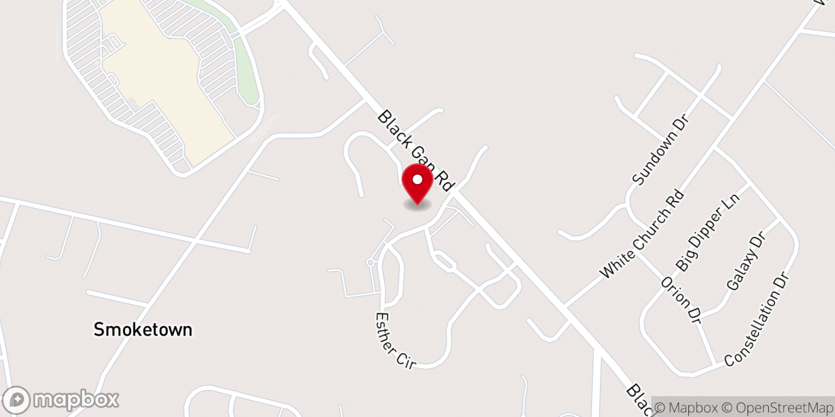 Map showing location of St Luke Lutheran Church