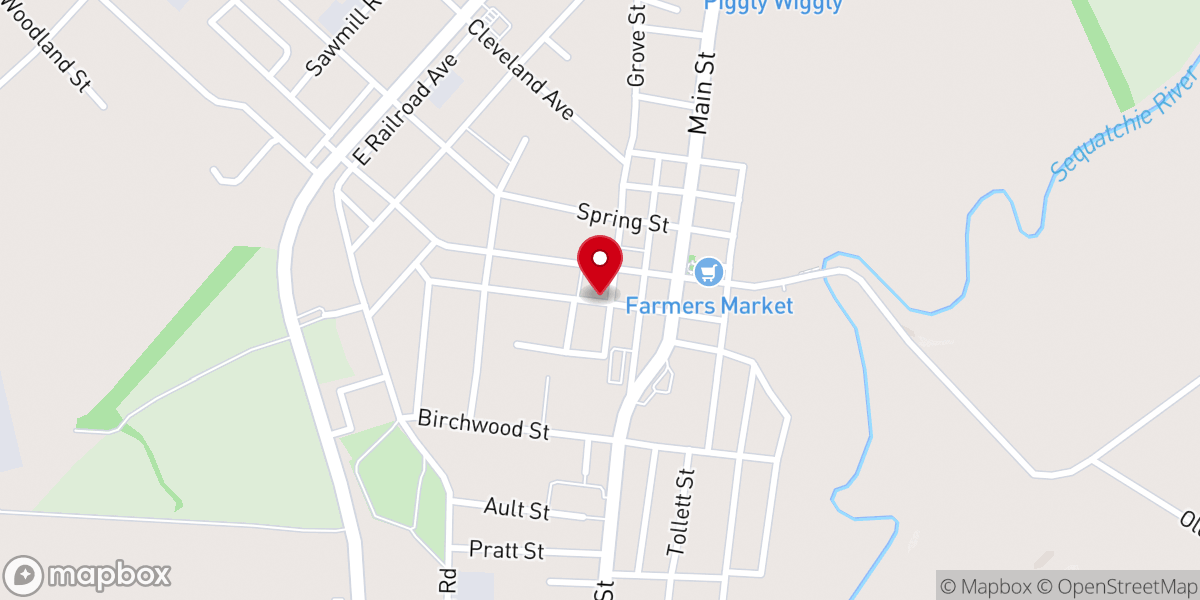 Map showing location of Ruth Boynton, NP