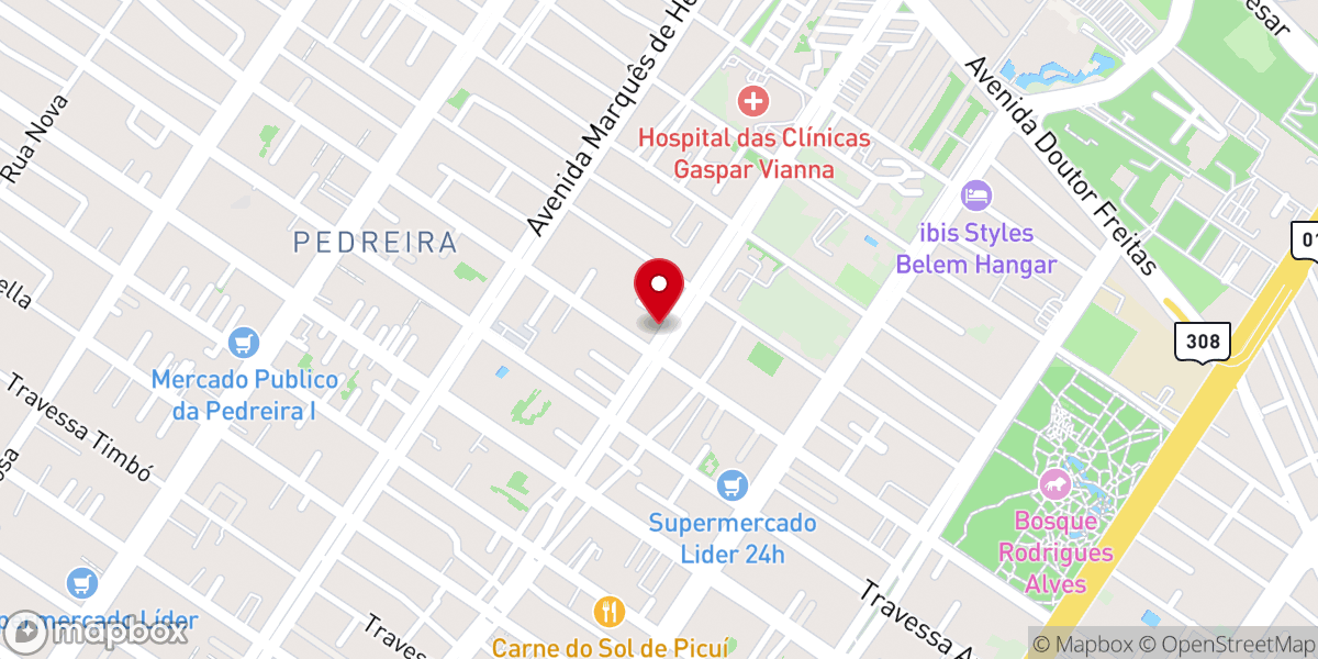 Map showing location of Igreja Evangélica de Confissão Luterana ( IECLB )