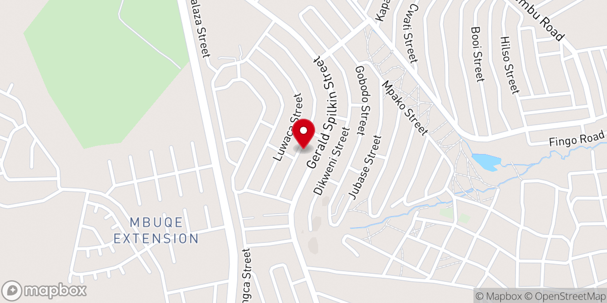 Map showing location of Methodist Church (Wesile) - Ikwezi Society