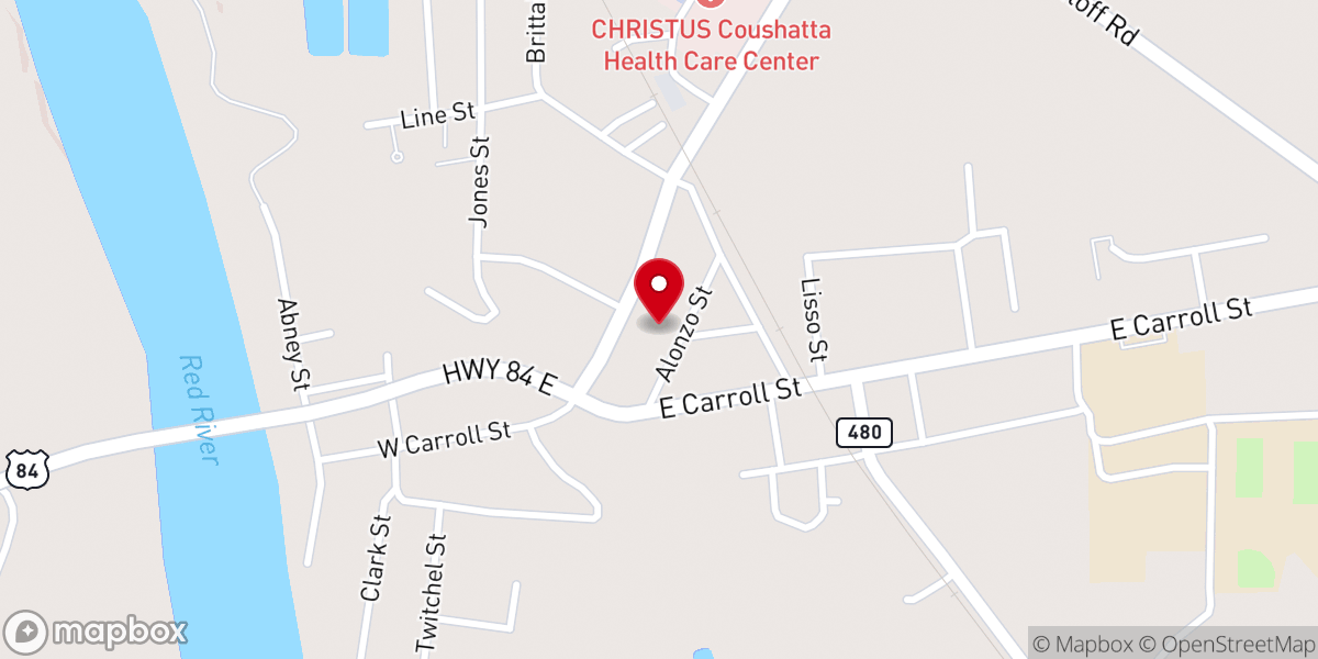 Map showing location of First Baptist Church
