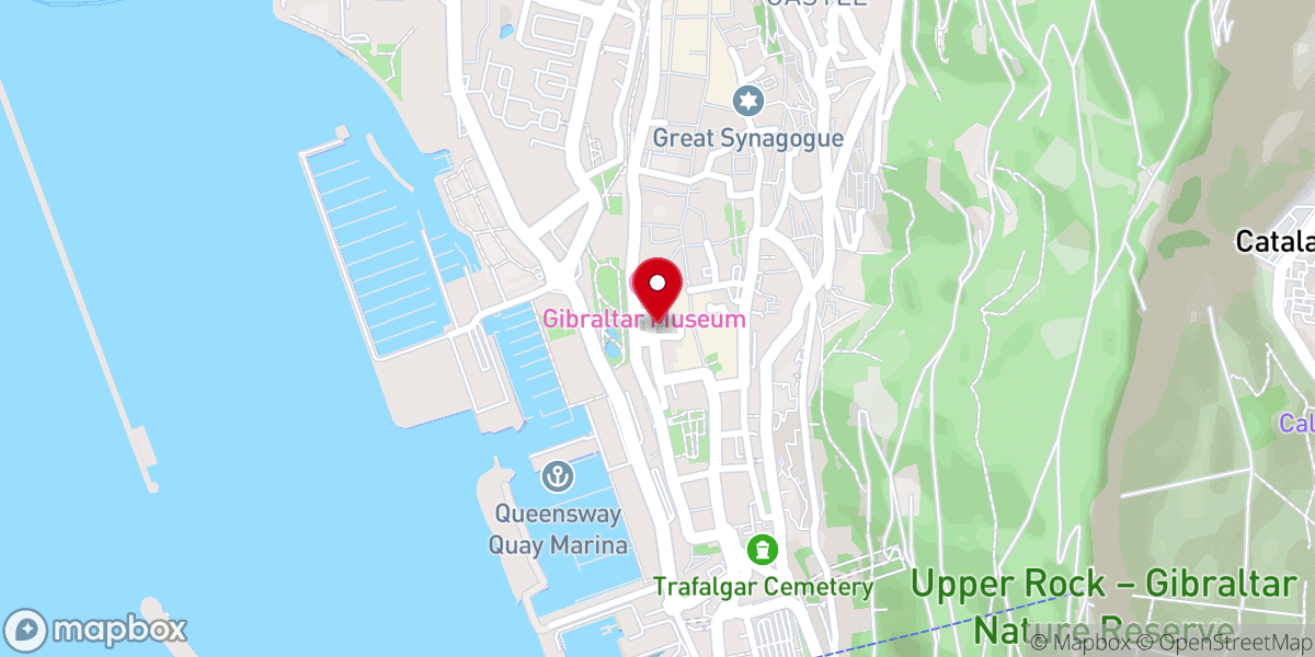 Map showing location of Holy Trinity Cathedral Anglican