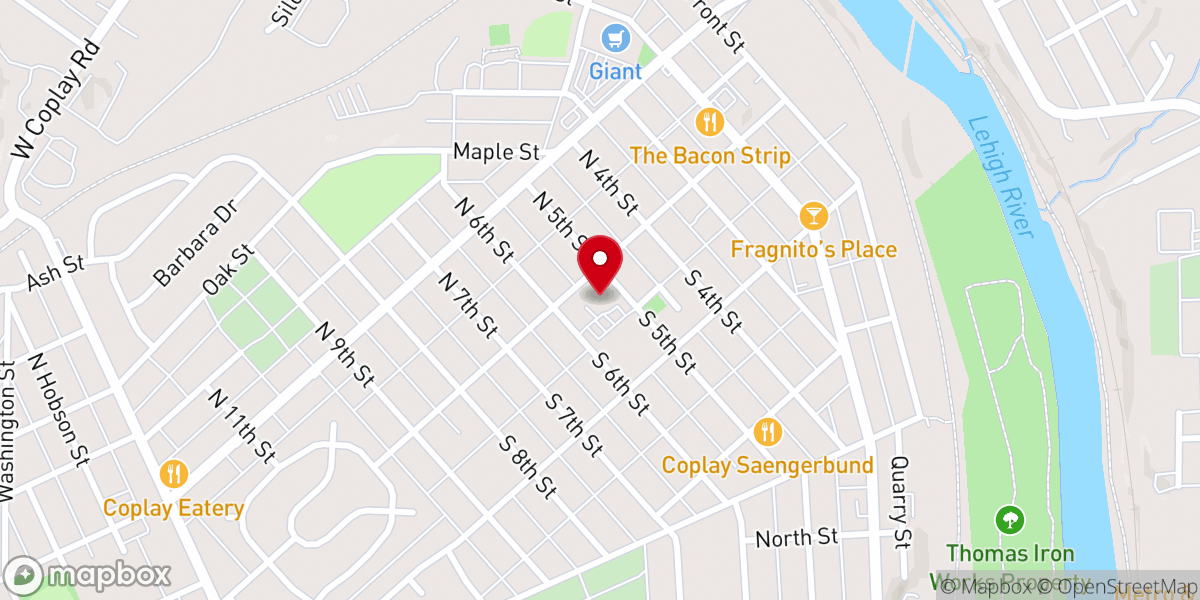 Map showing location of St. Peter R.C. Church