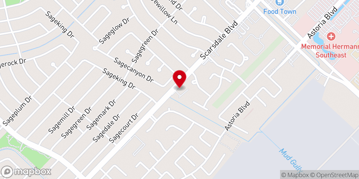 Map showing location of Mt Olive Lutheran Church