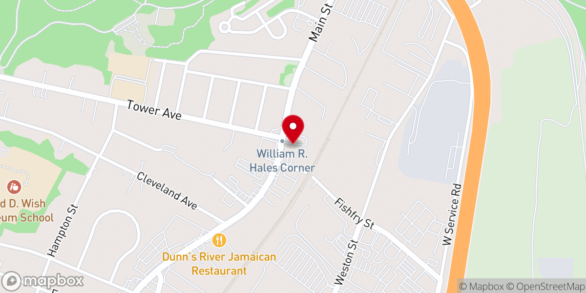 Map showing location of First Church of God