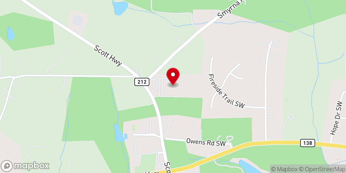 Map showing location of Heritage Hills Baptist Church