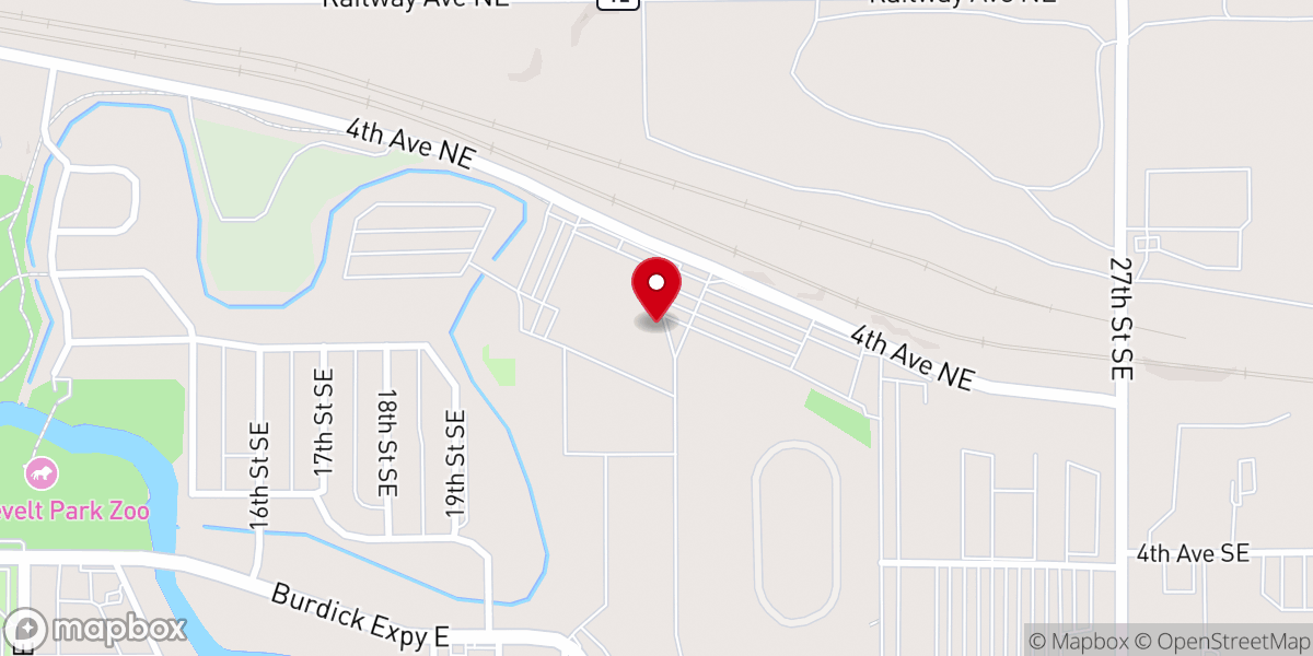 Map showing location of North Dakota State Fair Center