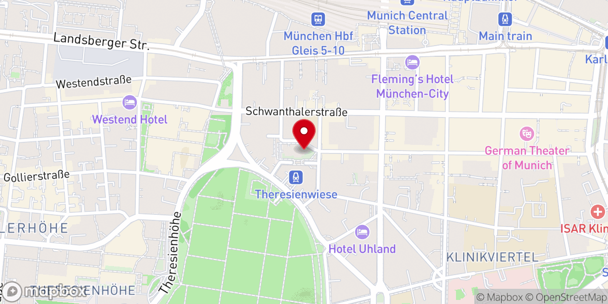 Map showing location of Kirche St. Paul