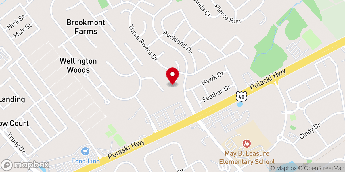 Map showing location of Community of Grace Fellowship