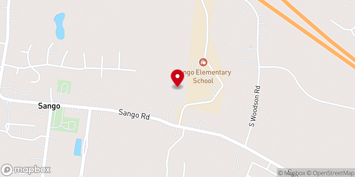 Map showing location of Real Life Church