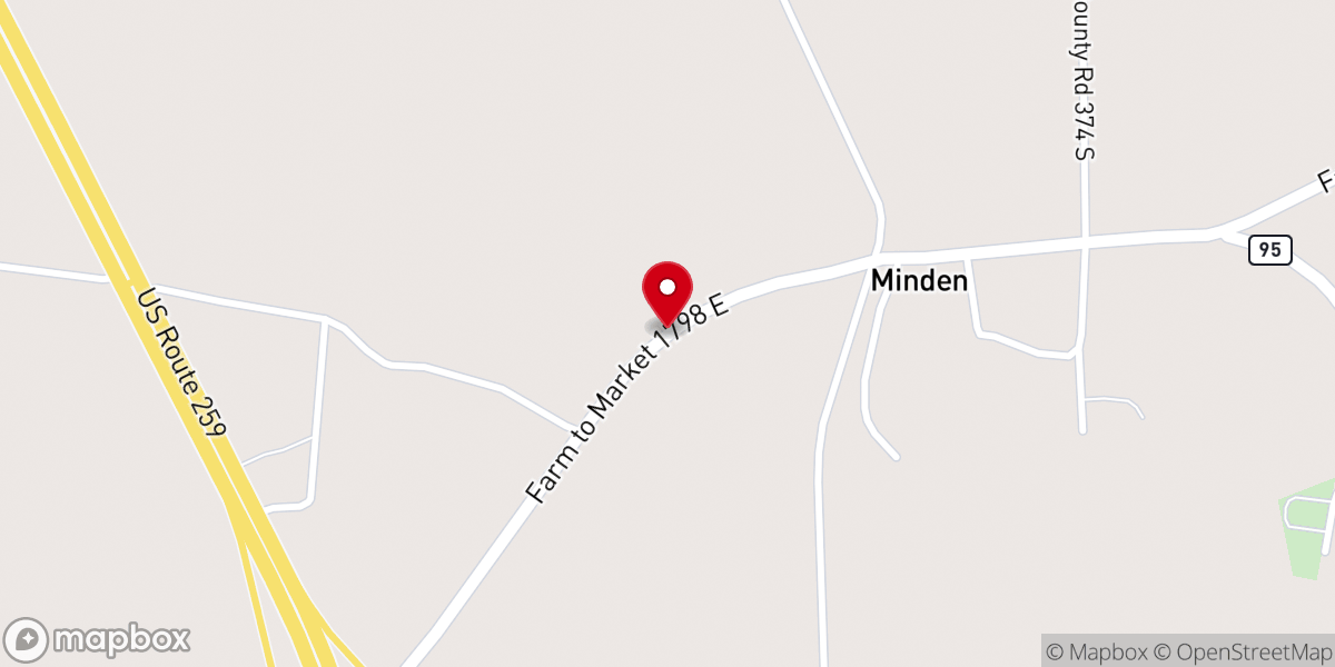 Map showing location of Pine Hill First United Methodist Church