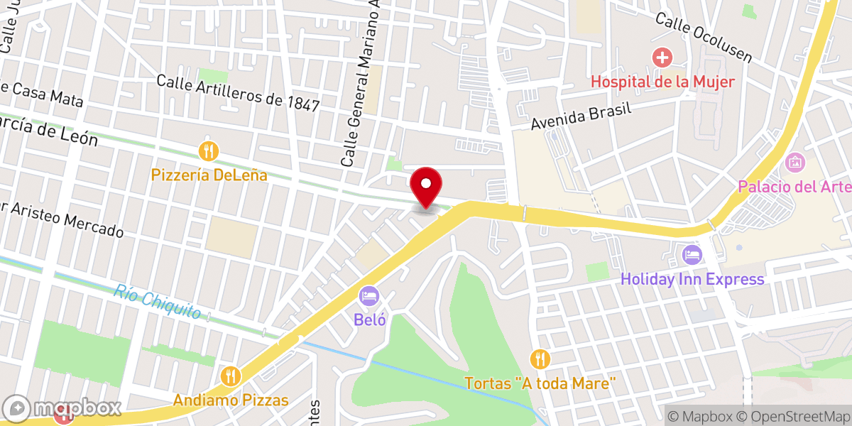 Map showing location of Comunidad de Dios Morelia