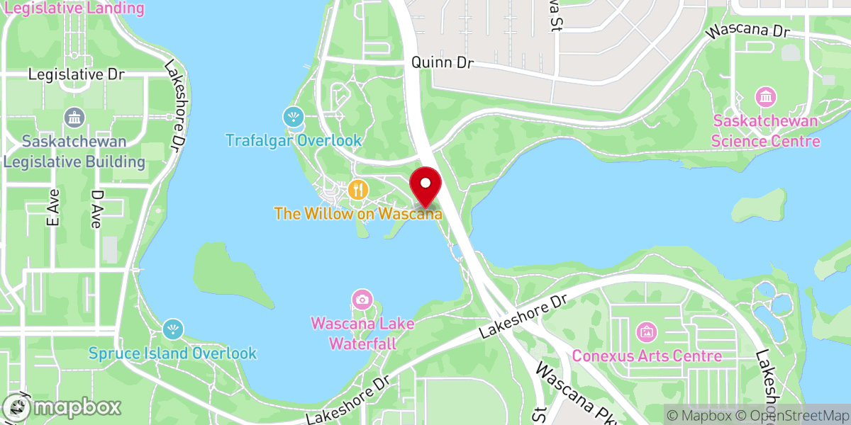 Map showing location of Queen City SUP (Meeting Place)