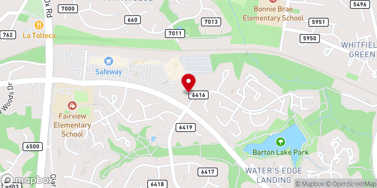 Map showing location of Burke Presbyterian Church Preschool