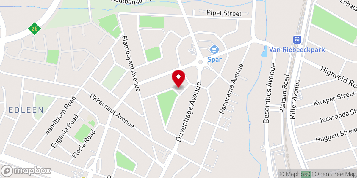 Map showing location of Reformed by Christ Church