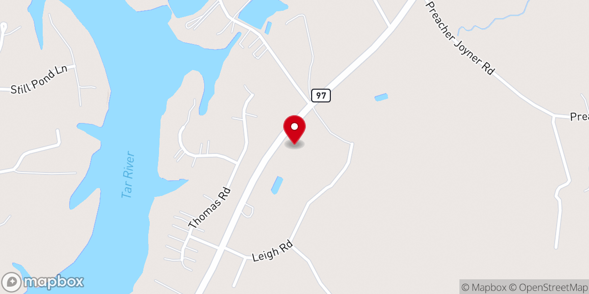 Map showing location of Cornerstone Community Church