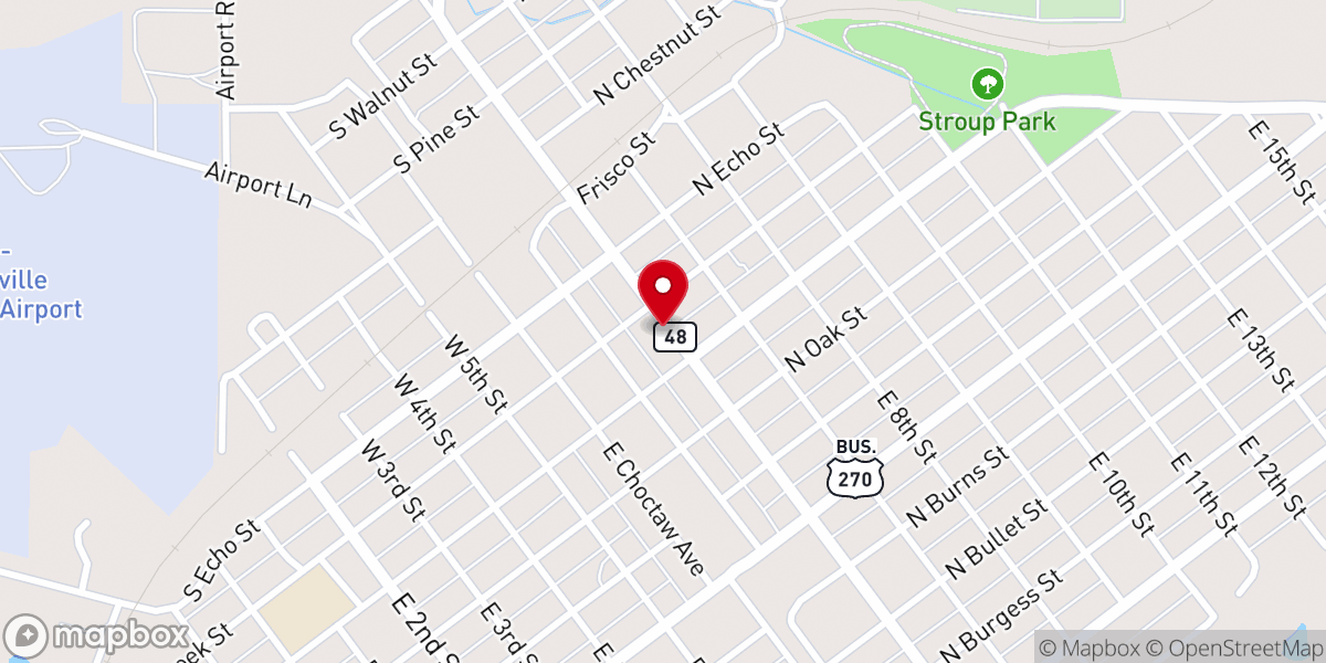 Map showing location of Grace United Pentecostal Church
