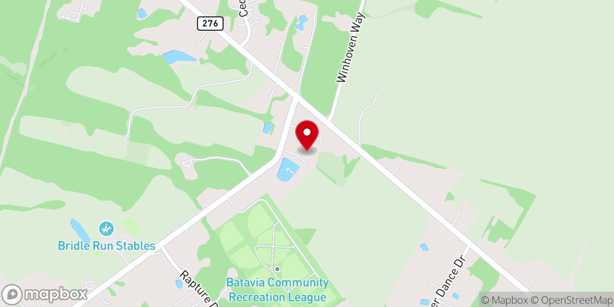 Map showing location of Faith Tabernacle Church