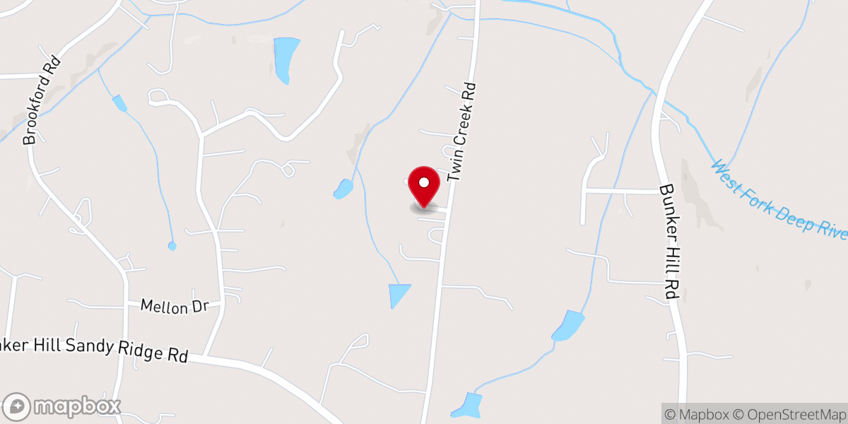 Map showing location of Abundant Grace Tabernacle