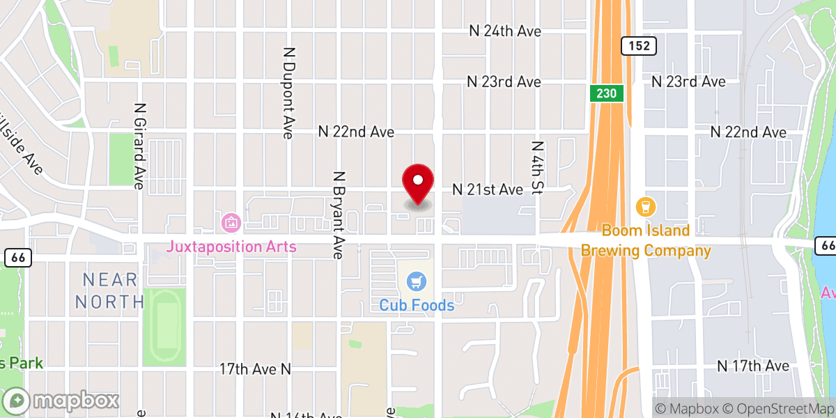 Map showing location of Sanctuary Covenant Church