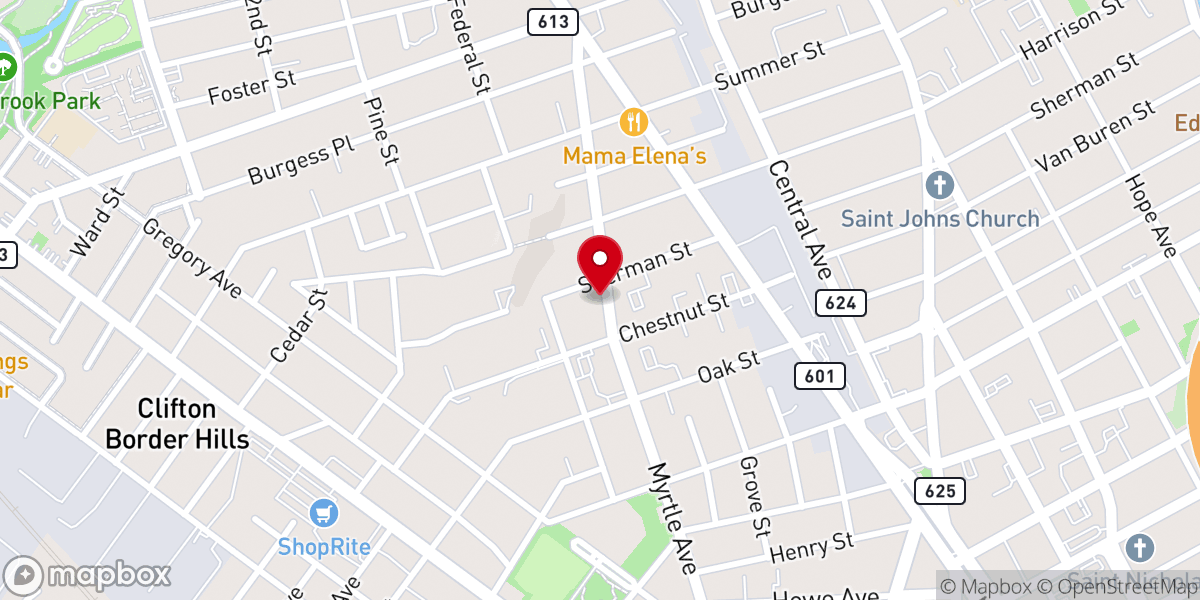 Map showing location of William's Chapel AME Zion Church