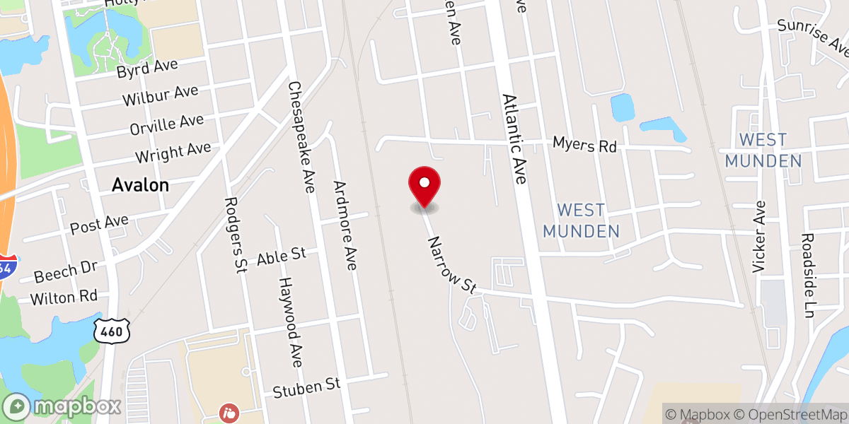 Map showing location of Proceeding Word Church Va