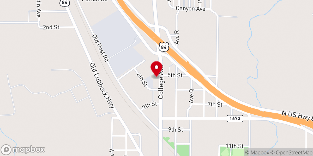 Map showing location of Iglesia de Cristo
