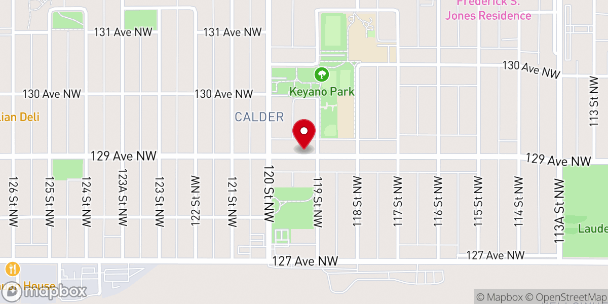 Map showing location of Alberta Uyghur Society ئالبېرتا ئۇيغۇر جەمئىيىتى