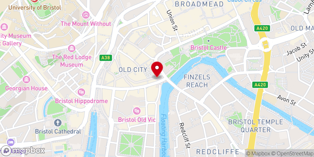 Map showing location of St Nicholas Church