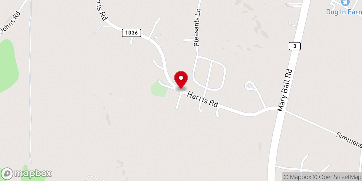 Map showing location of Interfaith Service Council